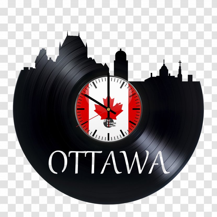 Ottawa Royalty-free World Clock Silhouette - Large Vintage Wall Transparent PNG