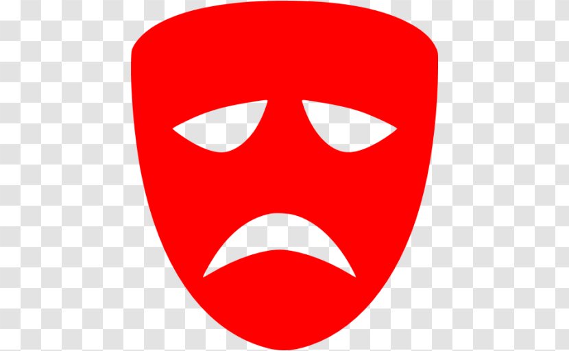 Tragedy Mask Drama Theatre - Headgear Transparent PNG