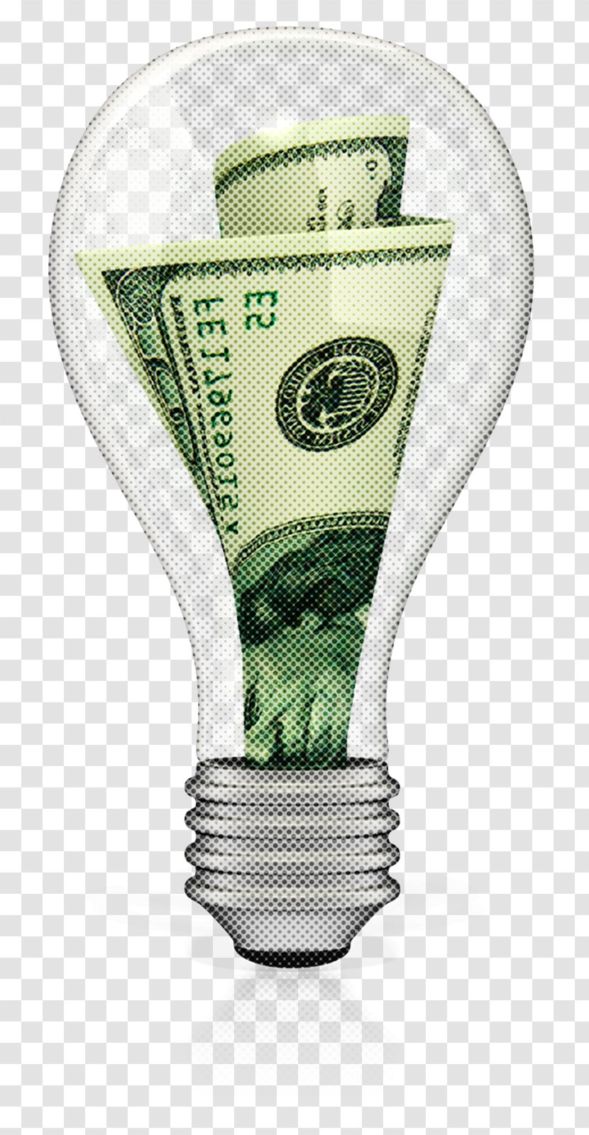 Light Bulb - Cash - Currency Dollar Transparent PNG