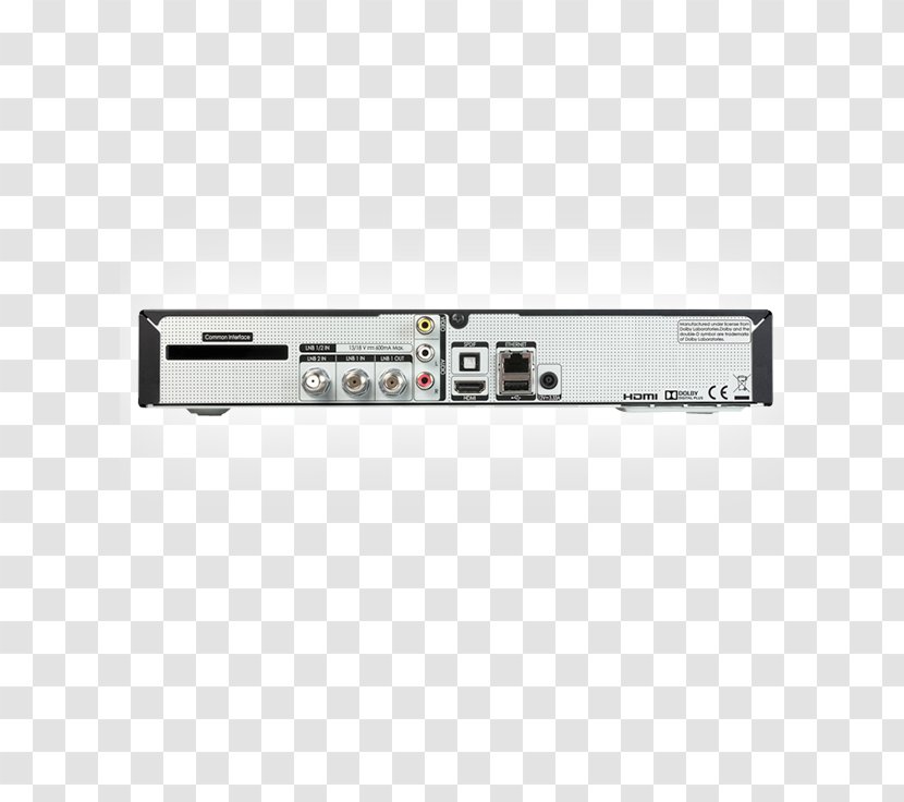 Radio Receiver Electronics Humax FTA Sat-IP - USB Transparent PNG