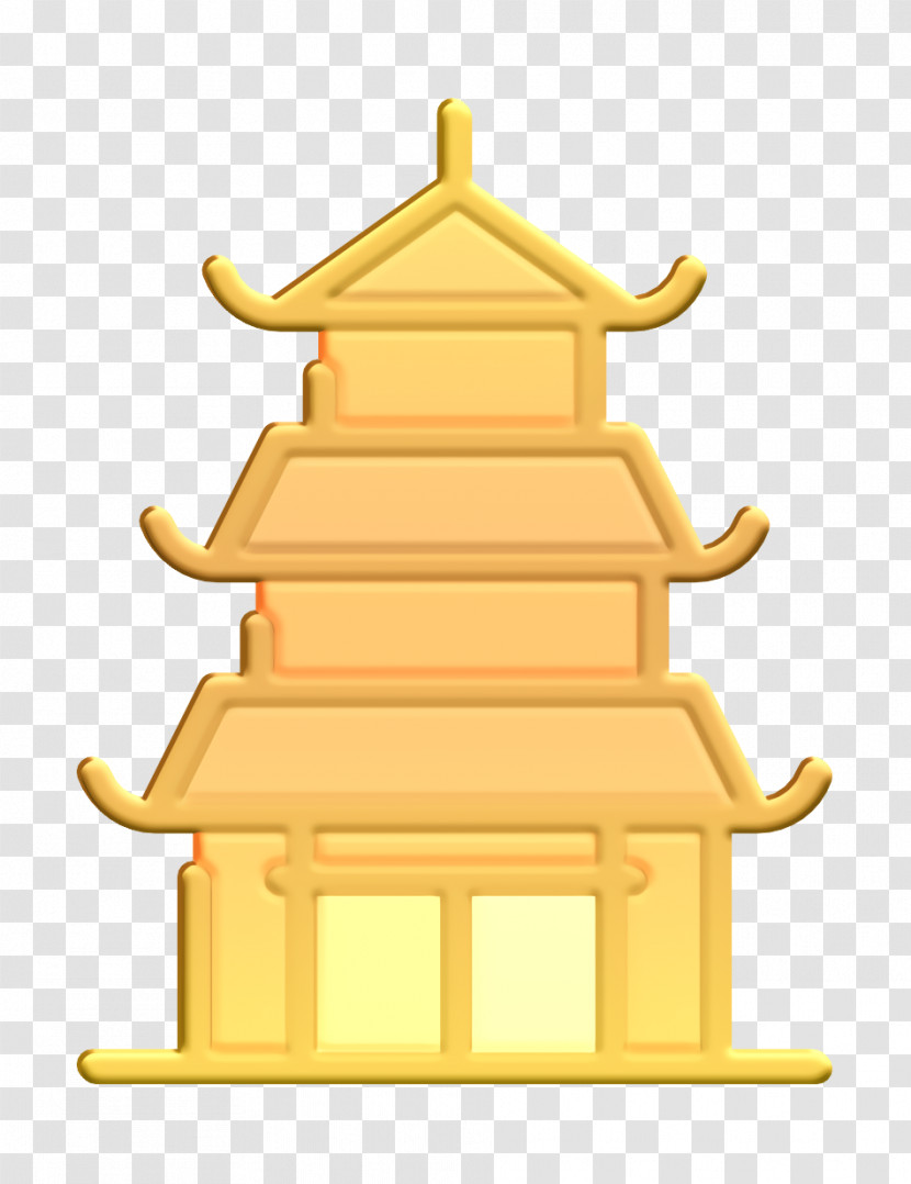 Japanese Icon Pagoda Icon China Icon Transparent PNG