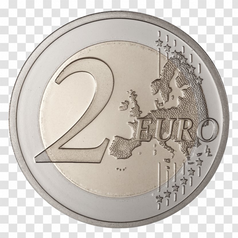 2 Euro Coin Coins - Image Transparent PNG