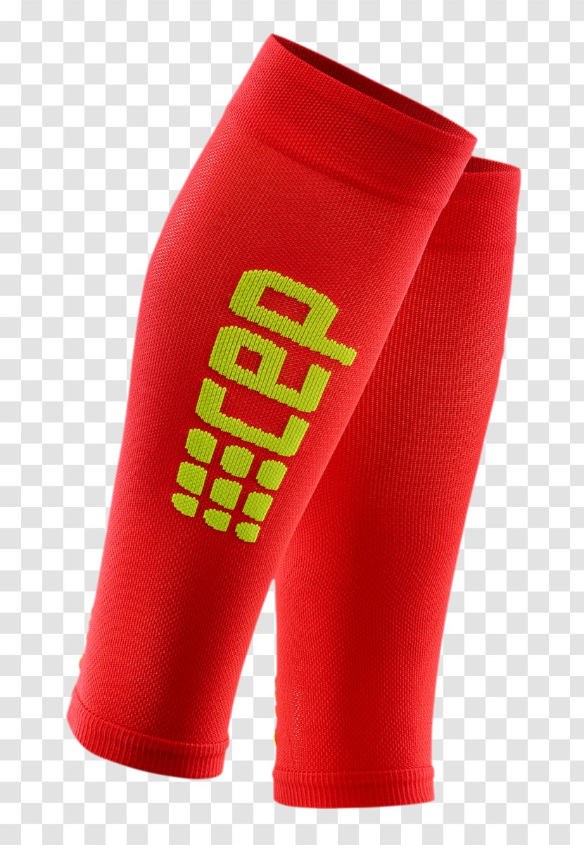Calf Sleeve Sock Compression Stockings Garment - Running - Triathlon Transparent PNG