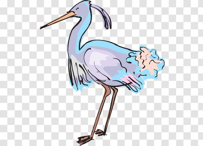 Great Blue Heron Clip Art - Pelecaniformes - White Crane Transparent PNG