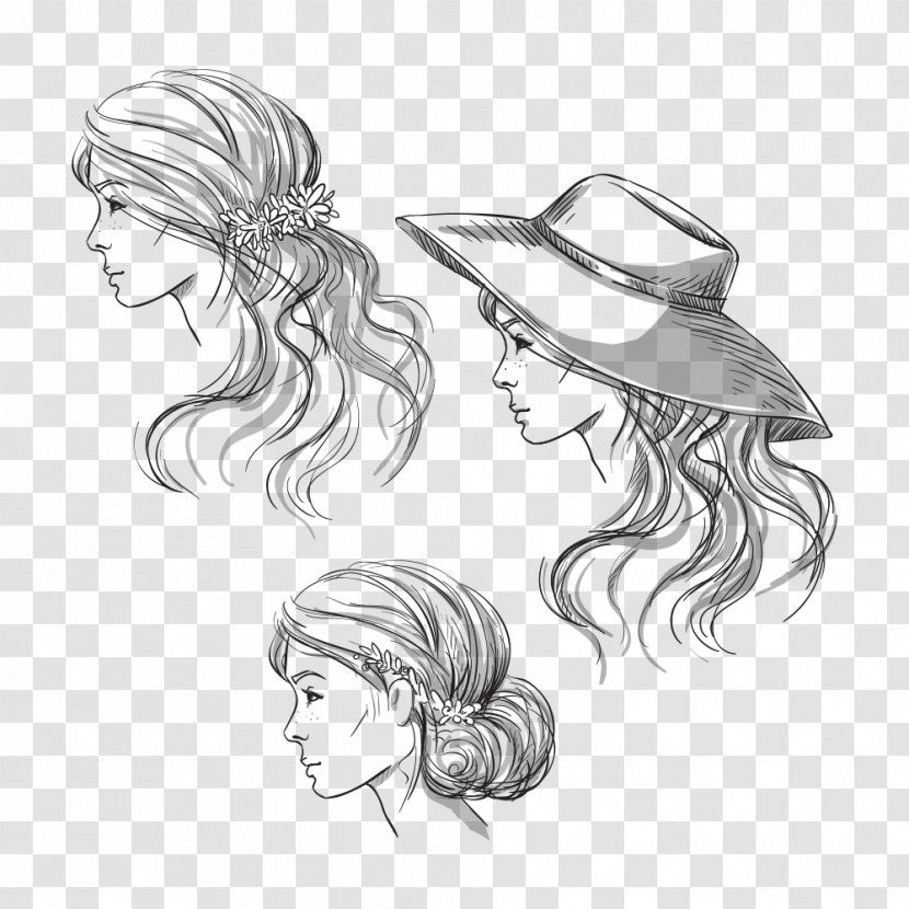 Hat Drawing Stock Photography Sketch - Fictional Character - Beauty Transparent PNG
