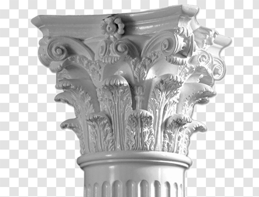 Column Corinthian Order Capital Architecture Tuscan - Stone Pillar Transparent PNG