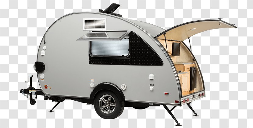 Caravan Campervans Motor Vehicle Teardrop Trailer - Campsite - Camper Transparent PNG