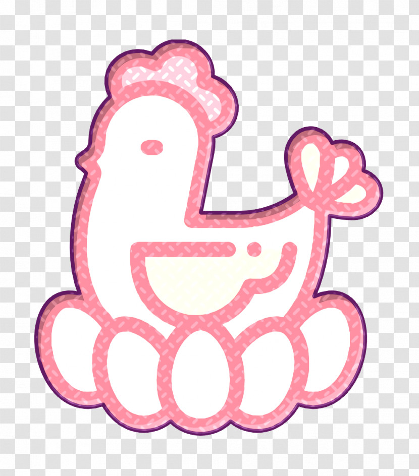 Chicken Icon In The Village Icon Transparent PNG