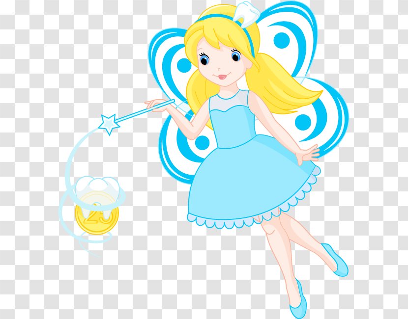 Tooth Fairy Clip Art - Tree - Vector Cartoon Fairies Transparent PNG