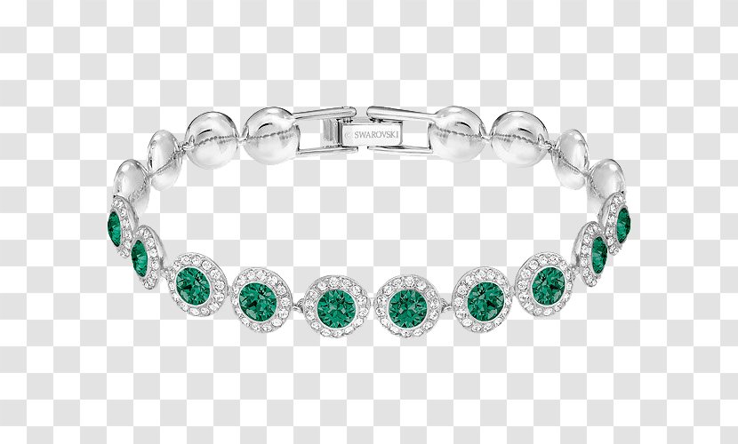 Earring Bracelet Jewellery Swarovski AG Necklace - Crystal - Jewelry Emerald Transparent PNG