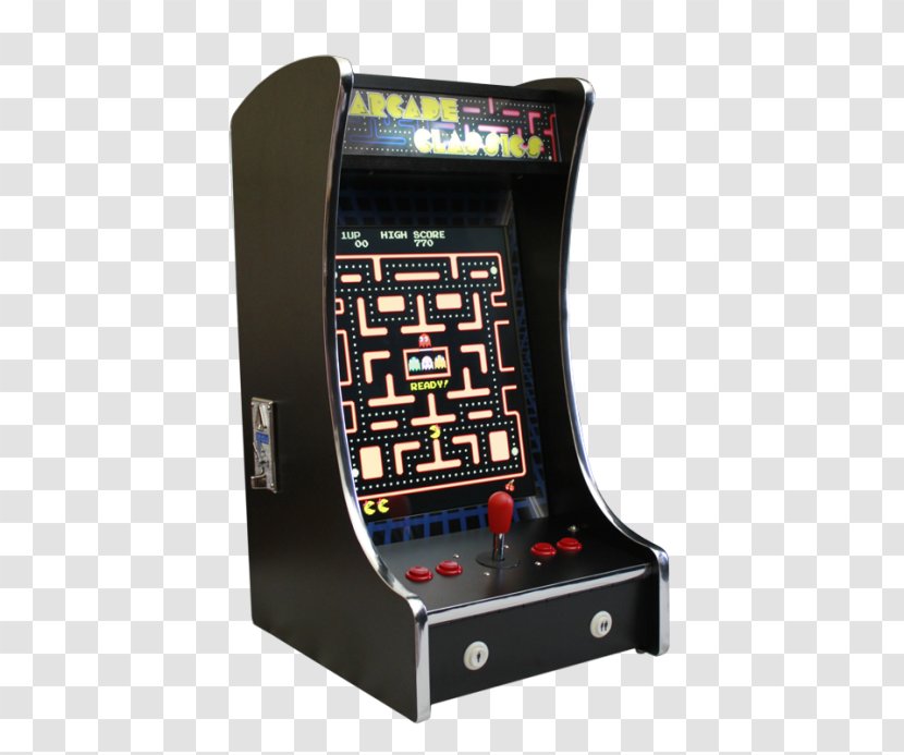 Arcade Cabinet Ms. Pac-Man Galaga Game - Machine - Classics Transparent PNG