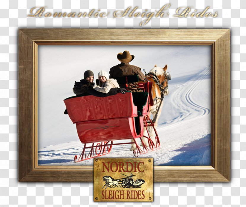 Park City Sled Stock Photography Sleigh Ride Toboggan - Nordic Photo Frame Transparent PNG