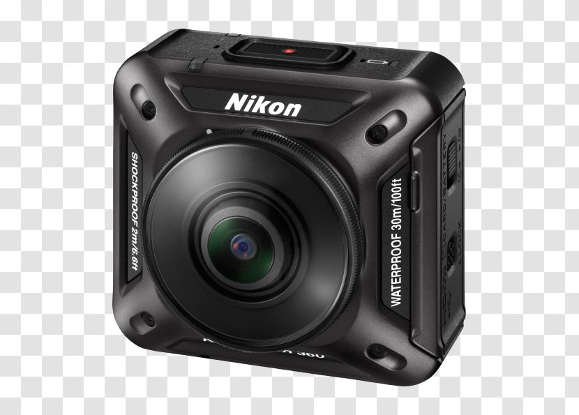 Nikon KeyMission 360 Action Camera 4K Resolution Immersive Video Transparent PNG