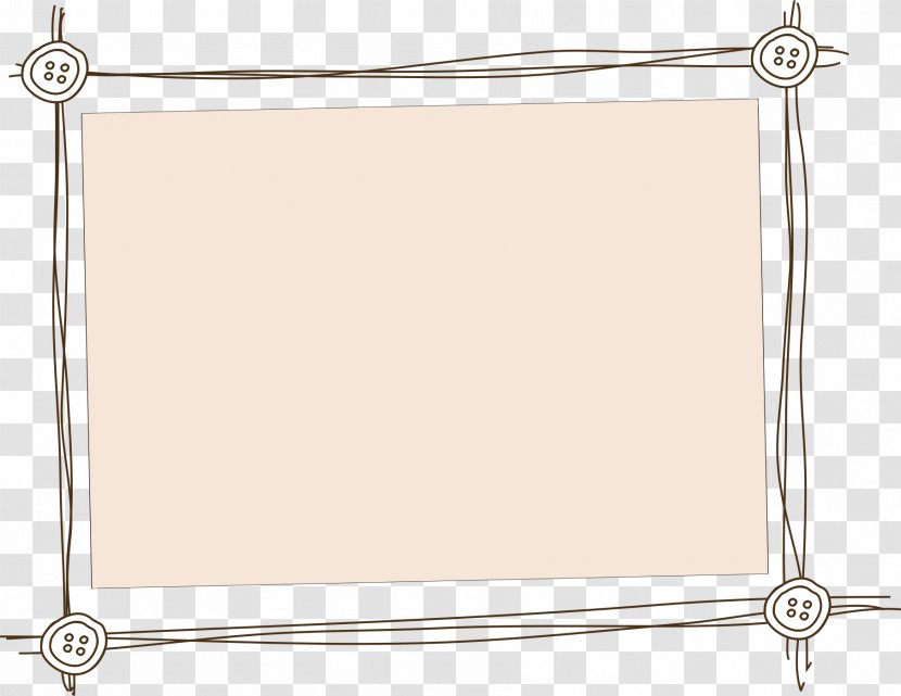 Picture Frame Pattern - Scroll - Line Border Transparent PNG