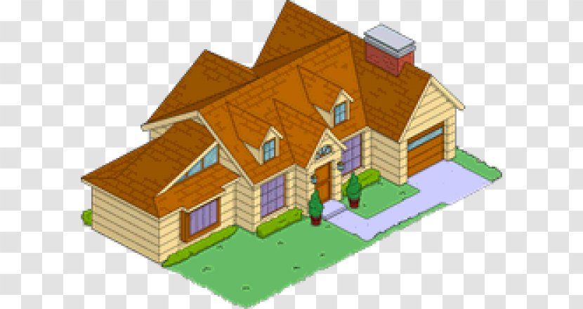 The Simpsons: Tapped Out Cypress Creek Chief Wiggum House Architecture - Cottage Transparent PNG