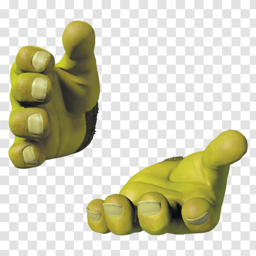 Hand Shrek Film Series Finger Thumb - Picsart Photo Studio Transparent PNG