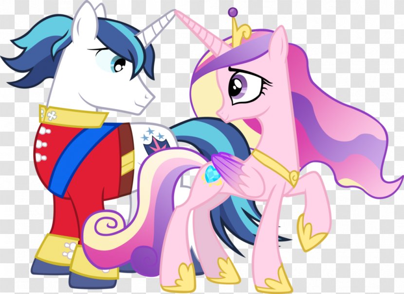 Princess Cadance Twilight Sparkle Shining Armor Celestia Pony - Cartoon - Heart Transparent PNG