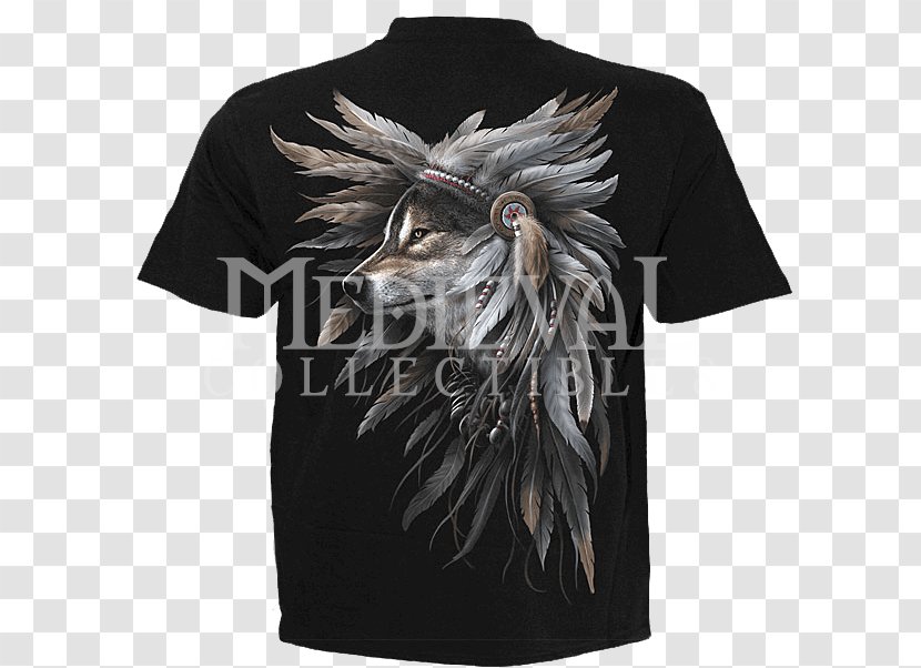 Long-sleeved T-shirt Tołstojówka Clothing Hood - Skull - Wolf Spirit Transparent PNG