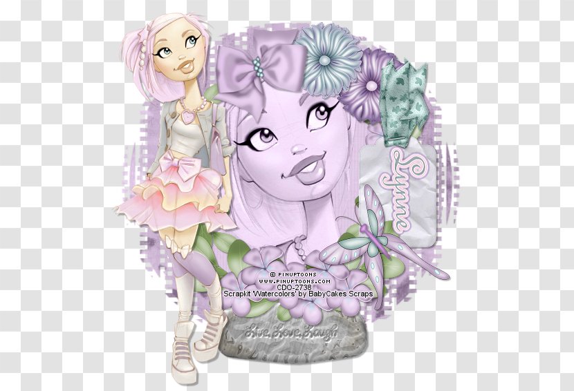 Fairy Figurine Flower Pink M - Heart Transparent PNG