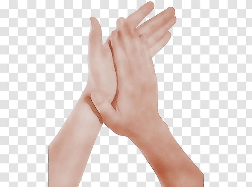 Hand Finger Skin Gesture Wrist - Wet Ink - Nail Sign Language Transparent PNG