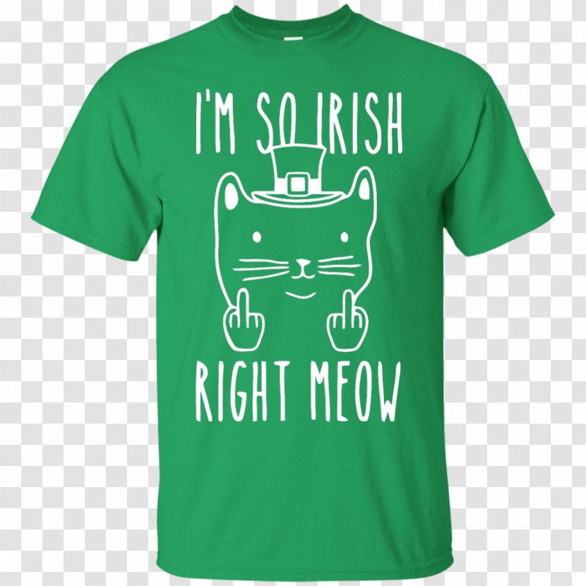 T-shirt Hoodie Saint Patrick's Day Clothing - Right Meow Transparent PNG