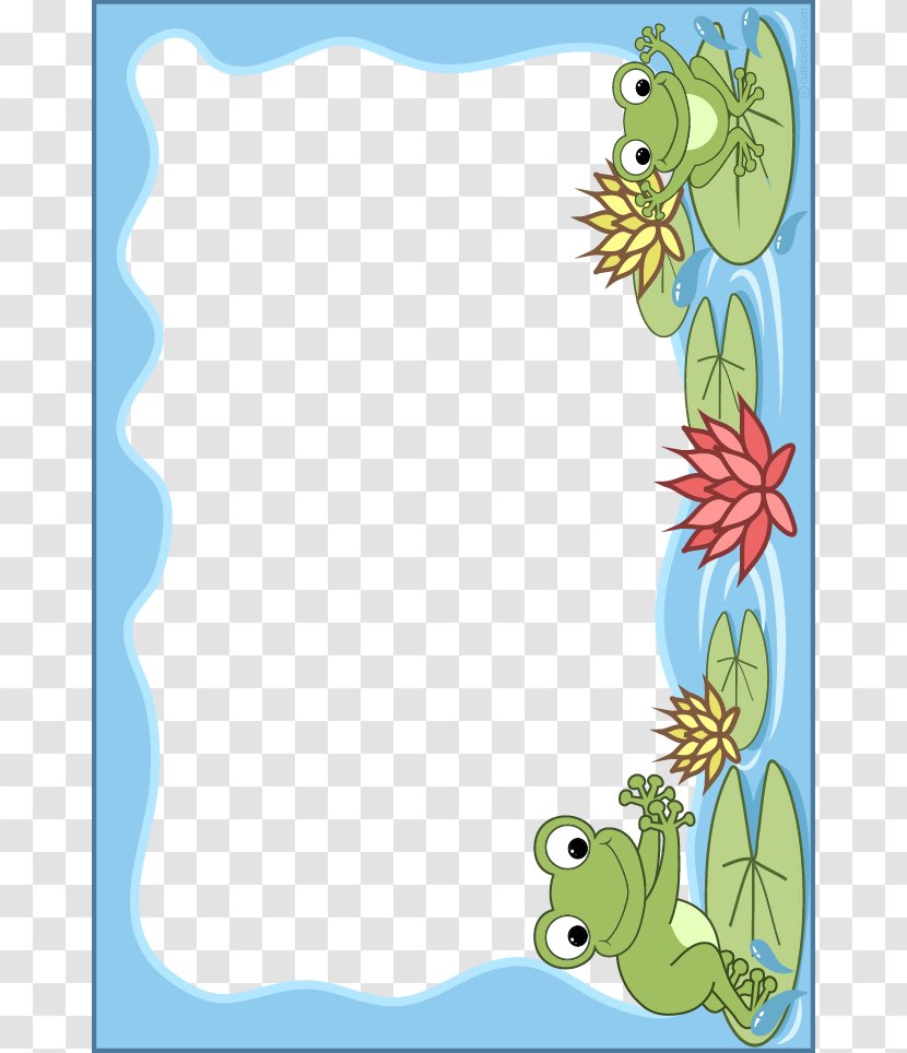 Frog Picture Frames Scrapbooking Stock Photography Clip Art - Vertebrate - School Cliparts Transparent PNG