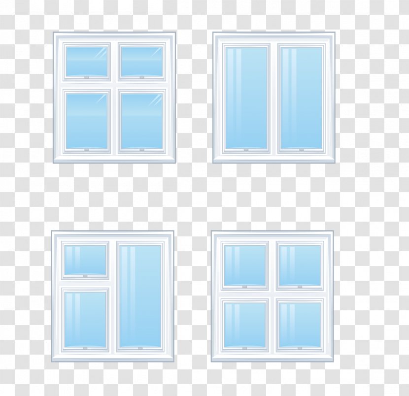 Microsoft Windows Blue - Azure - Squares Vector Transparent PNG