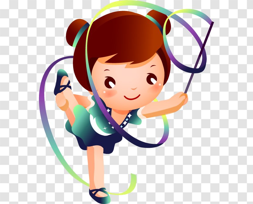 Ribbon Rhythmic Gymnastics Stock Photography Sport - Hello Transparent PNG