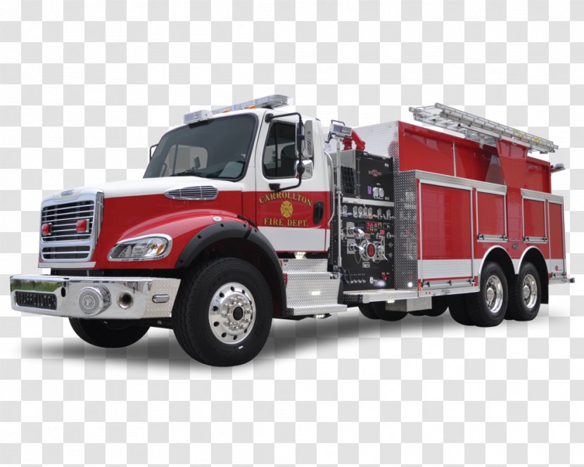 Carrollton Motor Vehicle Fire Engine - Rescue - Truck Transparent PNG