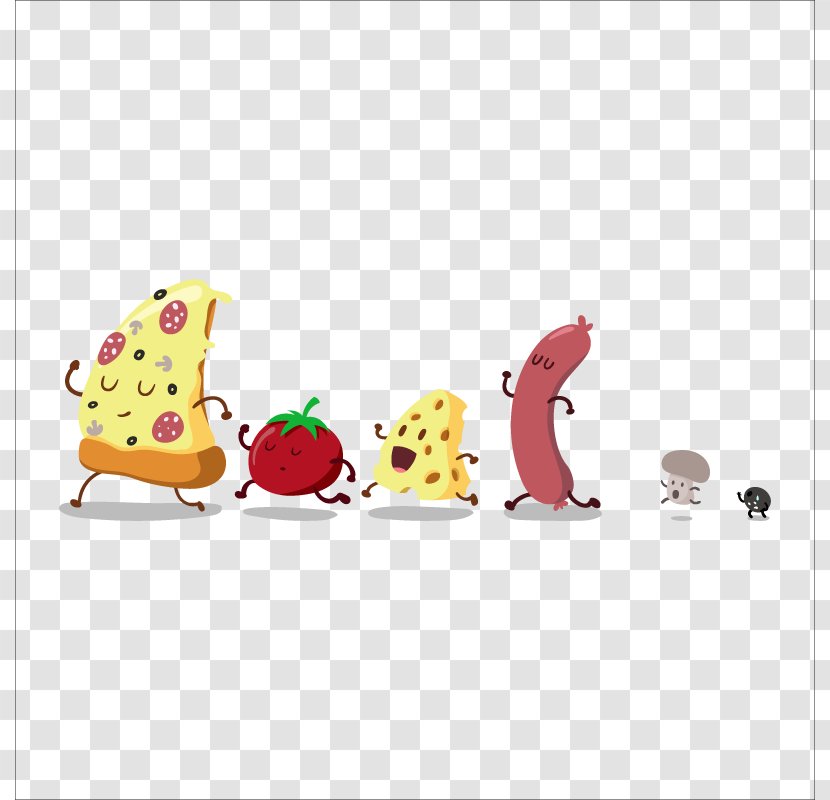 Hawaiian Pizza Ingredient Delivery - Area - Vector Cheese Transparent PNG