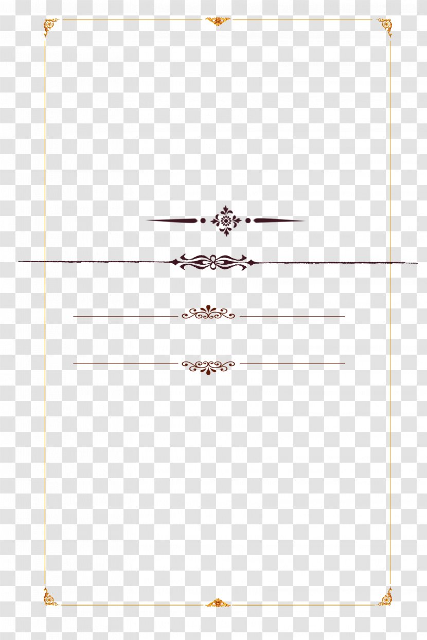 Paper Line Angle Point White - Rectangle - Continental Flowers Transparent PNG