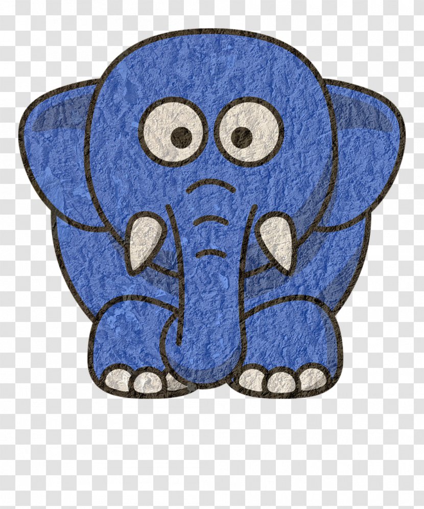 Seeing Pink Elephants Clip Art Elephant In The Room Image - Electric Blue Transparent PNG