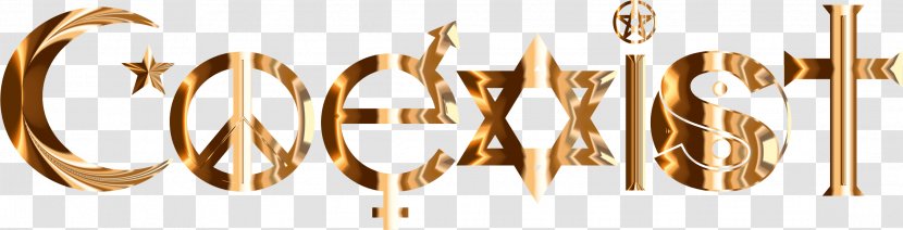 Coexist Logo Clip Art - Peace Symbol Transparent PNG