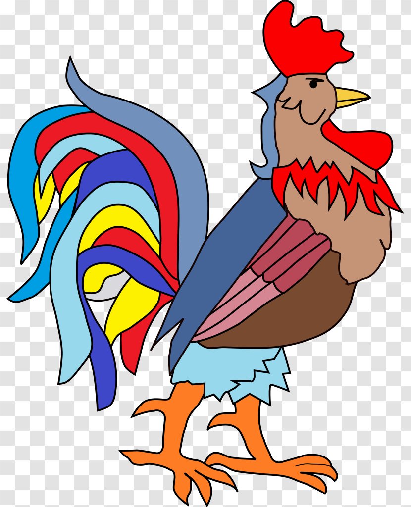 Rooster Drawing Clip Art - Wikimedia Commons - Coq Transparent PNG
