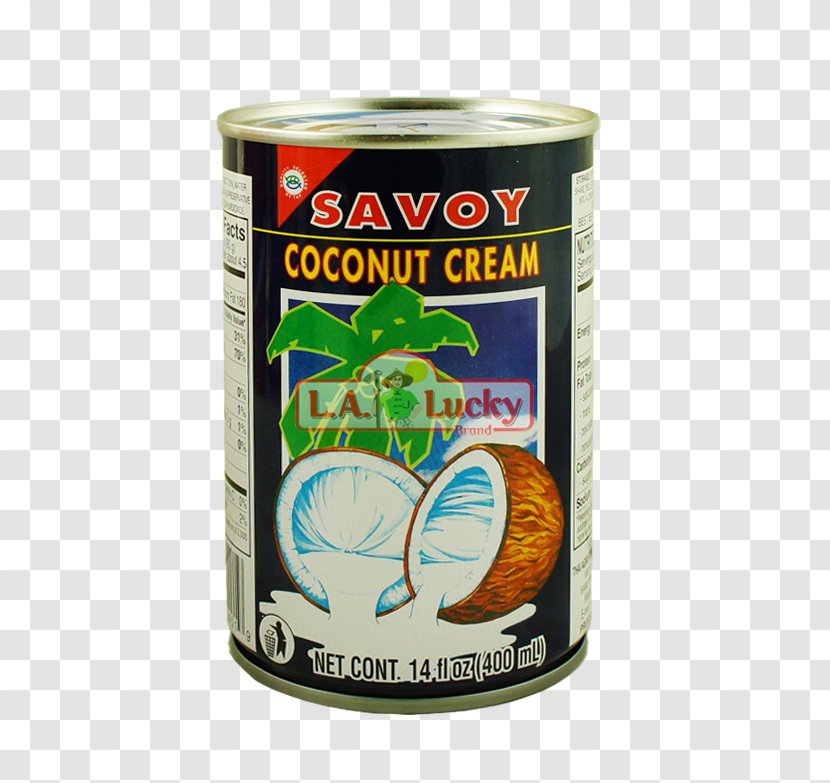 Coconut Cream Tin Can Condiment Flavor - Ounce - Fish Ball Soup Transparent PNG