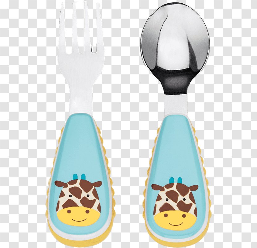 Skip Hop Baby Zoo Little Kid And Toddler Fork Spoon Utensil Set Nikidom Tenedor & Cuchara Kitchen Transparent PNG