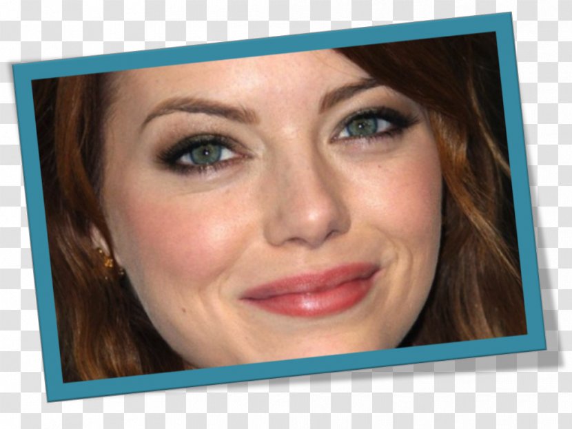 Emma Stone Face Eye Hair Coloring Lip - Tooth Transparent PNG