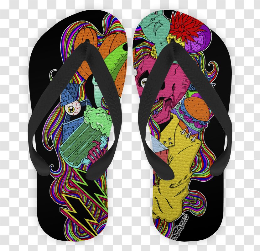 Flip-flops Shoe - Footwear - Cactus Transparent PNG