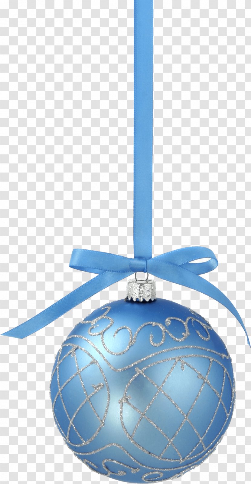 Christmas Ornament Clip Art - Blue - Ball Toy Image Transparent PNG