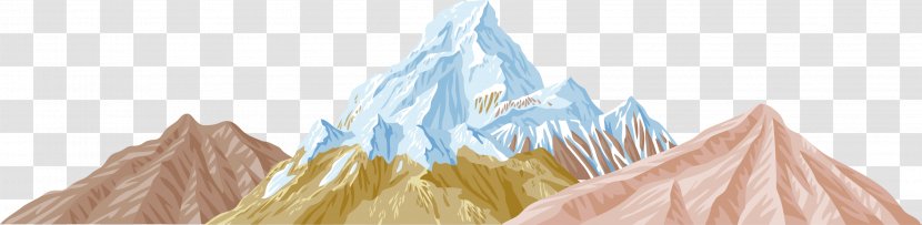 Mountain Euclidean Vector Shape - Material - Cute Creative Iceberg Base Transparent PNG