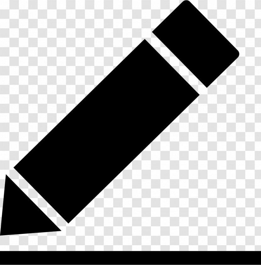 Pencil Vector Graphics Drawing Symbol - Black And White Transparent PNG