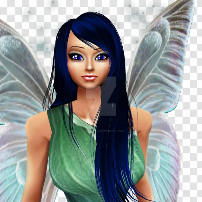 Fairy Barbie Black Hair - Frame Transparent PNG