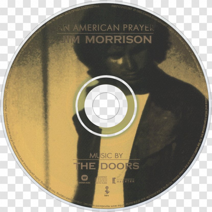 Compact Disc Phonograph Record - Label - Jim Morrison Transparent PNG