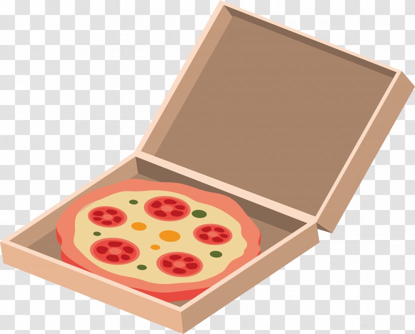 Pizza Cheese Bacon, Egg And Sandwich - Box Transparent PNG
