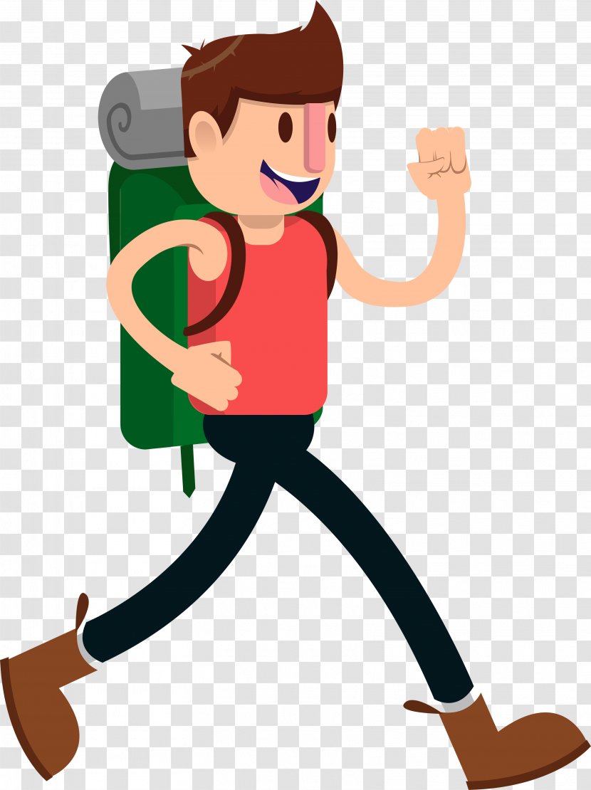Hiking & Backpacking Animation - Cartoon - Cute Character Pattern Plane Backpack Transparent PNG
