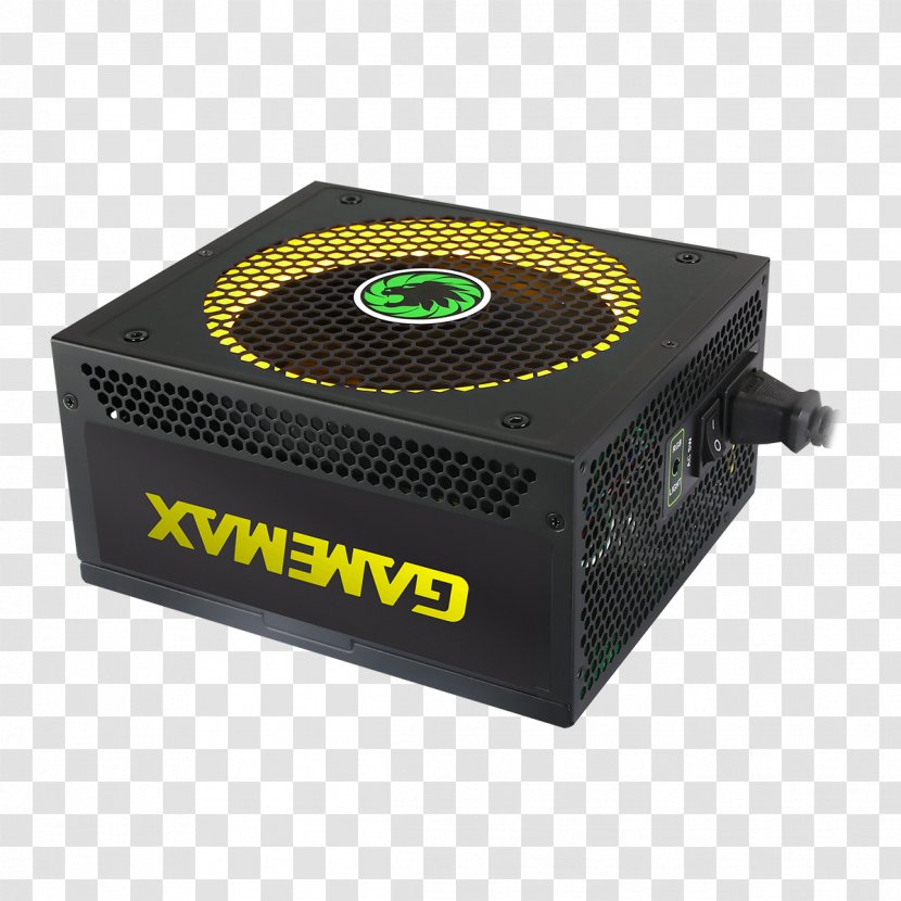 Power Converters Supply Unit Game Max Modular RGB Gold 80 Plus PSU Color Model - Personal Computer - (computer) Transparent PNG