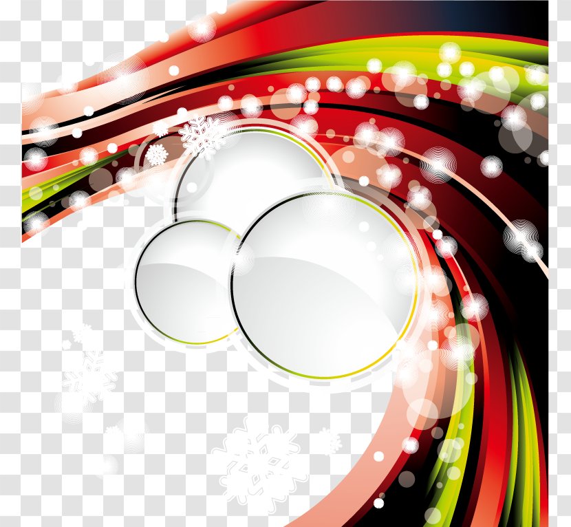 New Years Day Christmas Illustration - Irregular Red Gradient Lines Transparent PNG