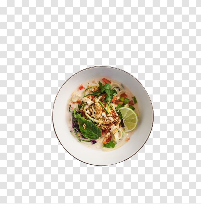 Pad Thai Yakisoba Teppanyaki Yaki Udon Plate - Asian Food - Nuts And Vegetables Oatmeal Transparent PNG