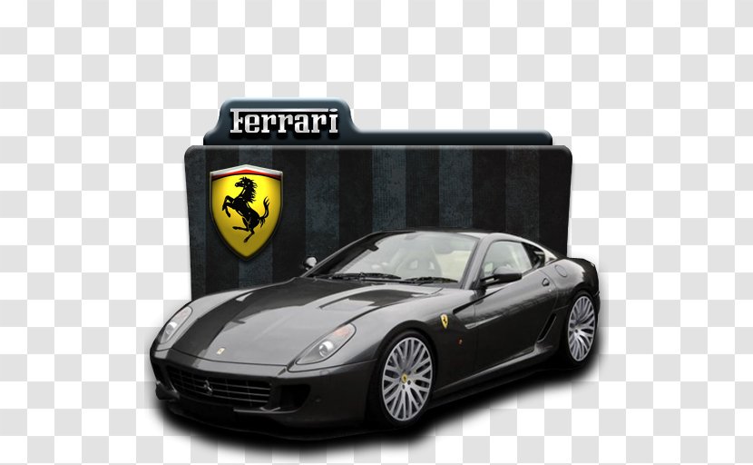 Ferrari 599 GTB Fiorano LaFerrari GTO Car - Hardware Transparent PNG