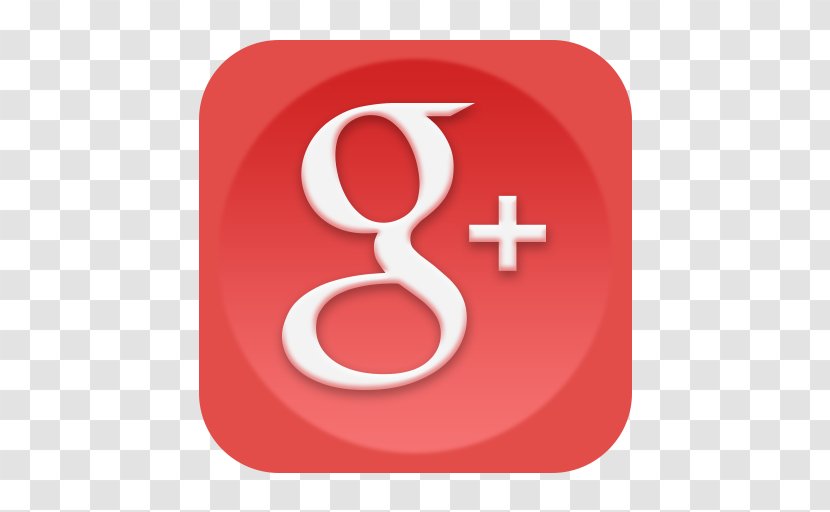 Google+ Google Logo Social Media - Red - Plus Transparent PNG
